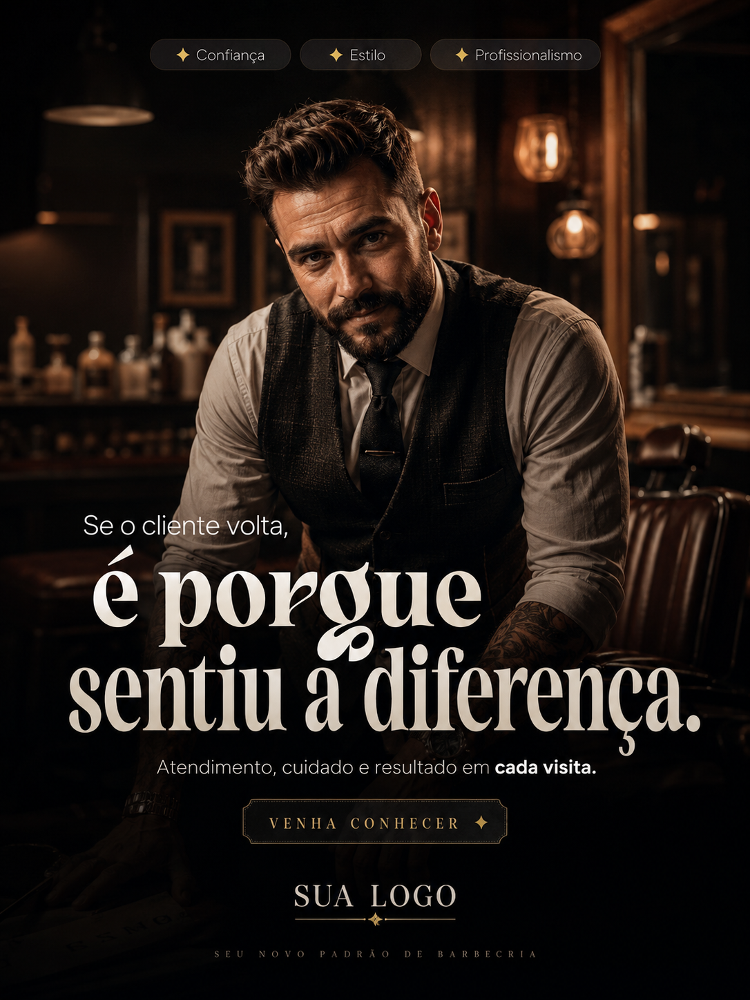 Arte 10 do Pack Vintage Barber