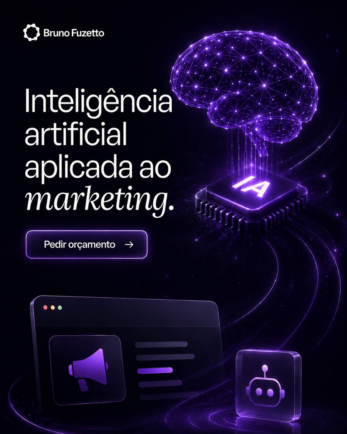 Peça criativa da Bruno Fuzetto Labs — composição 06