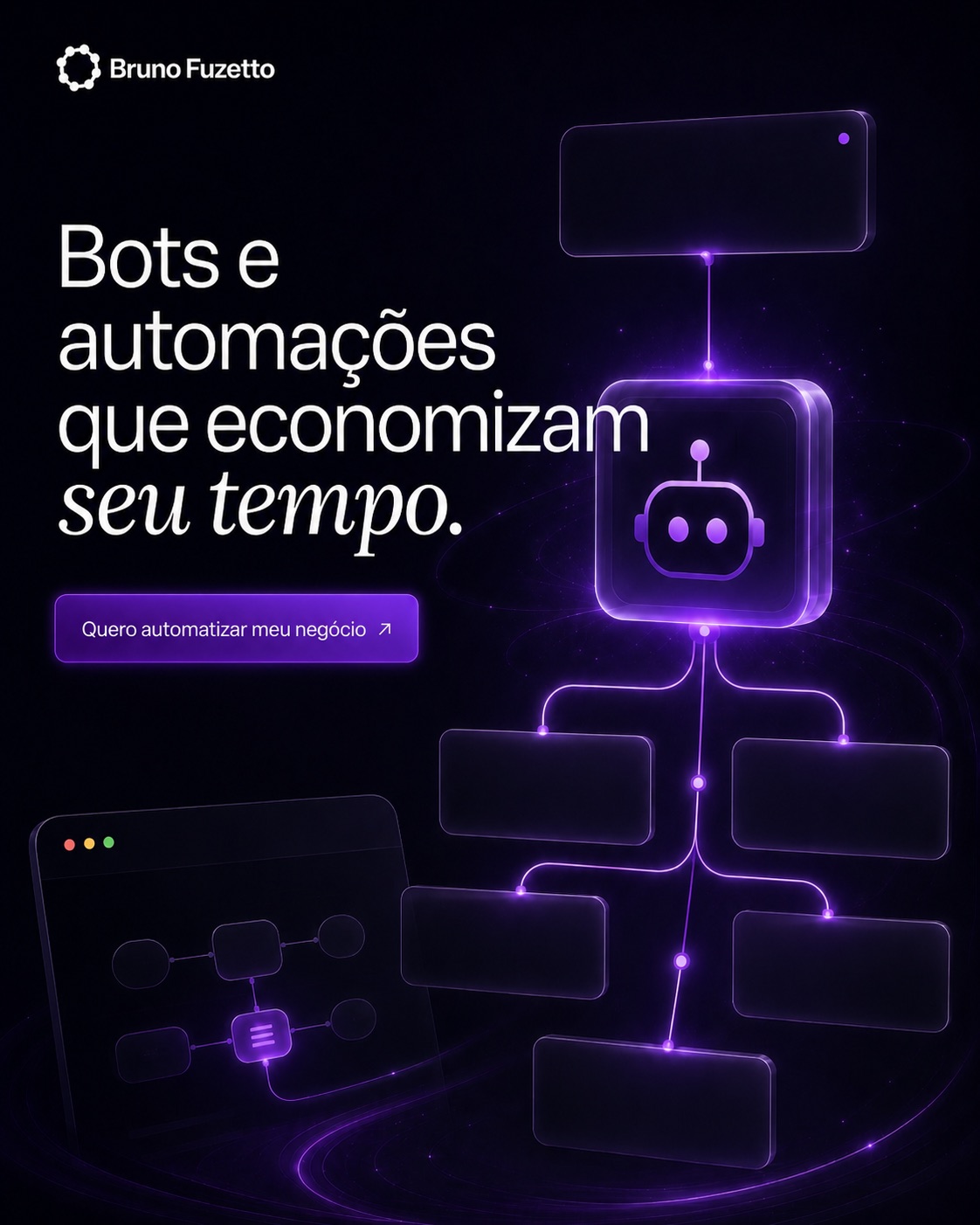 Peça criativa da Bruno Fuzetto Labs — composição 07