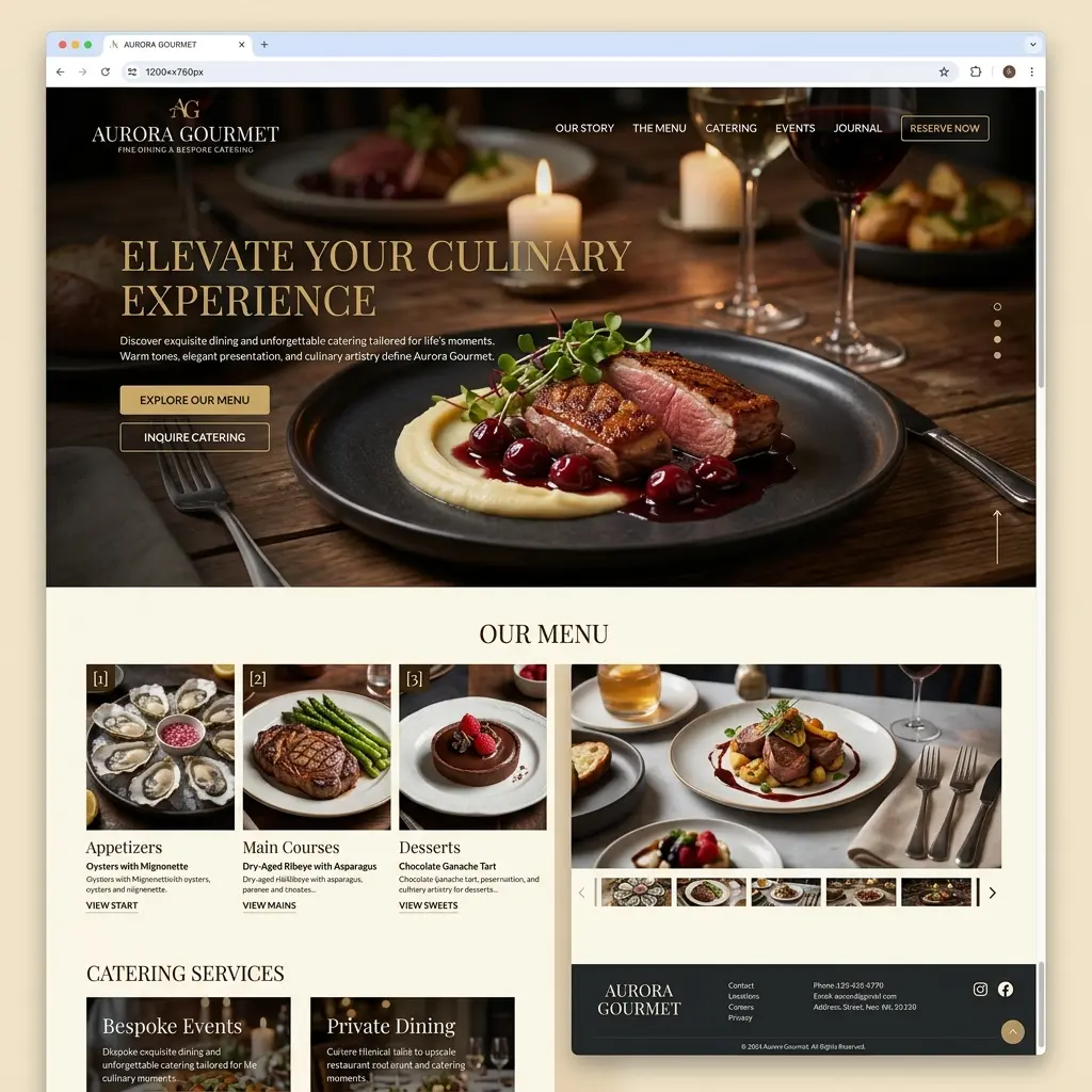 Ideia de Projeto — Sabor & Arte Gastronomia